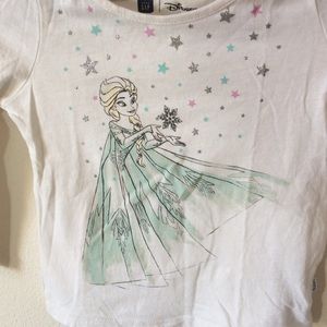 Disney Shirts & Tops - Disney Baby Gap Frozen Elsa Long Sleeve Tee Disney Shirts & Tops - Disney Baby Gap Frozen Elsa Long Sleeve Tee